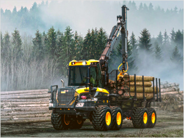 wide use of roller beraring in Forest Machinery